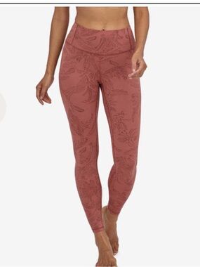 Patagonia Maipo monkey flower rose hip tights Netplus leggings size XL